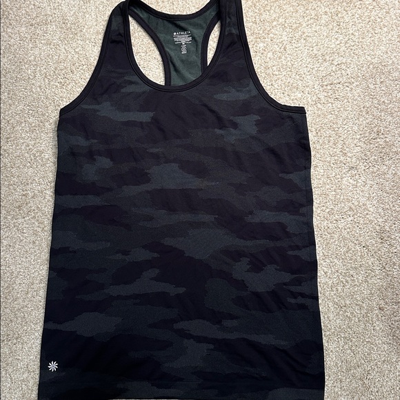 Athleta Tops - ATHLETA Womens Camo Racerback Workout Tank Top Size M
